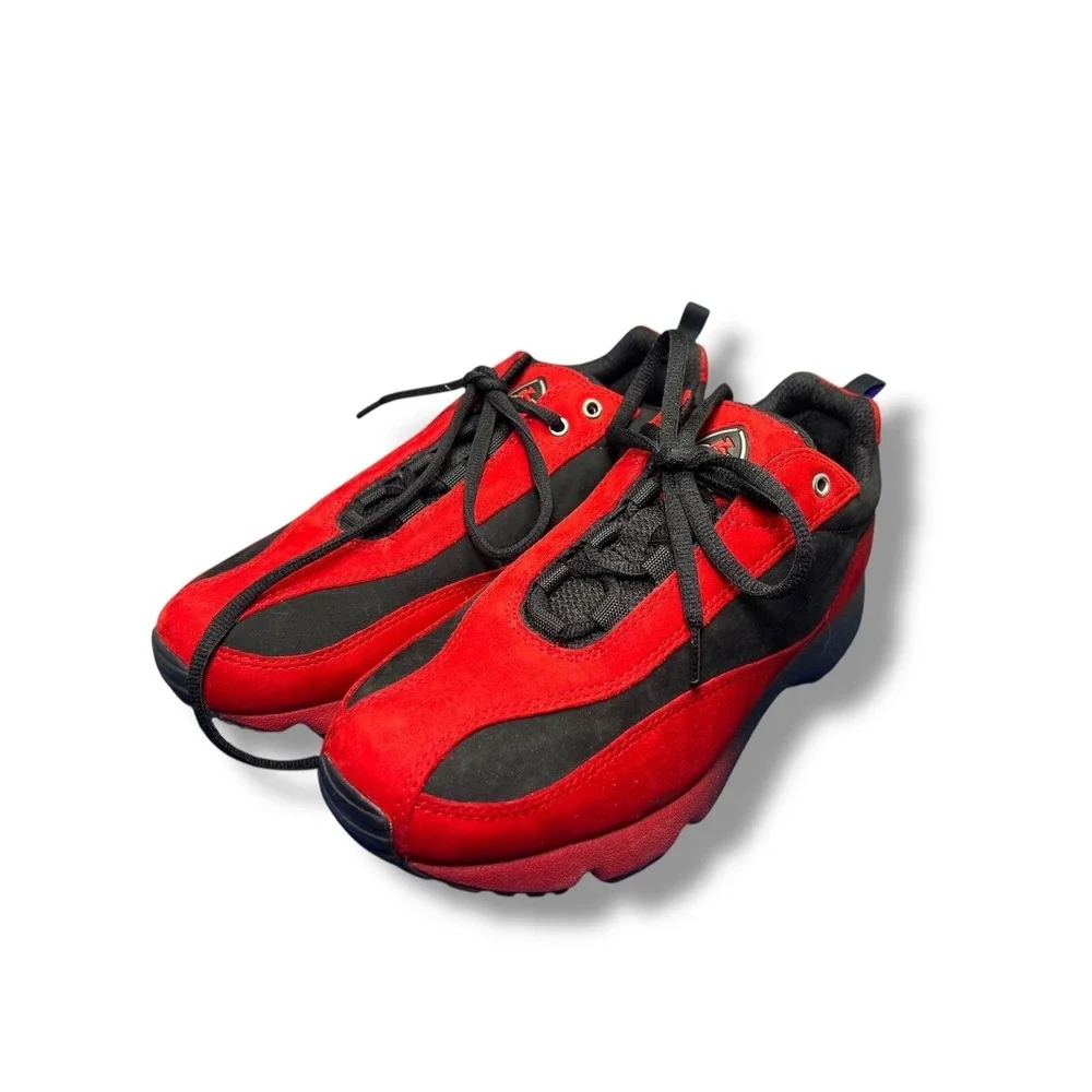 ECCO Receptor Sneakers Women's 6.5 US Red Black Trail Walking Shoes 38L Comfort